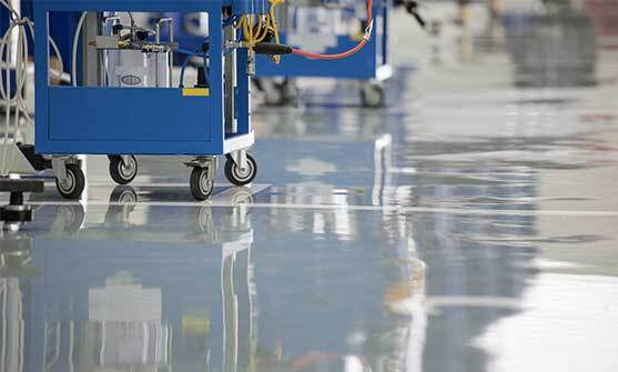 Commercial epoxy flooring