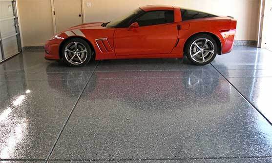 Residential epoxy flooring